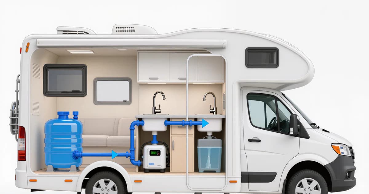 Comment fonctionne le circuit d'eau d'un camping-car ?