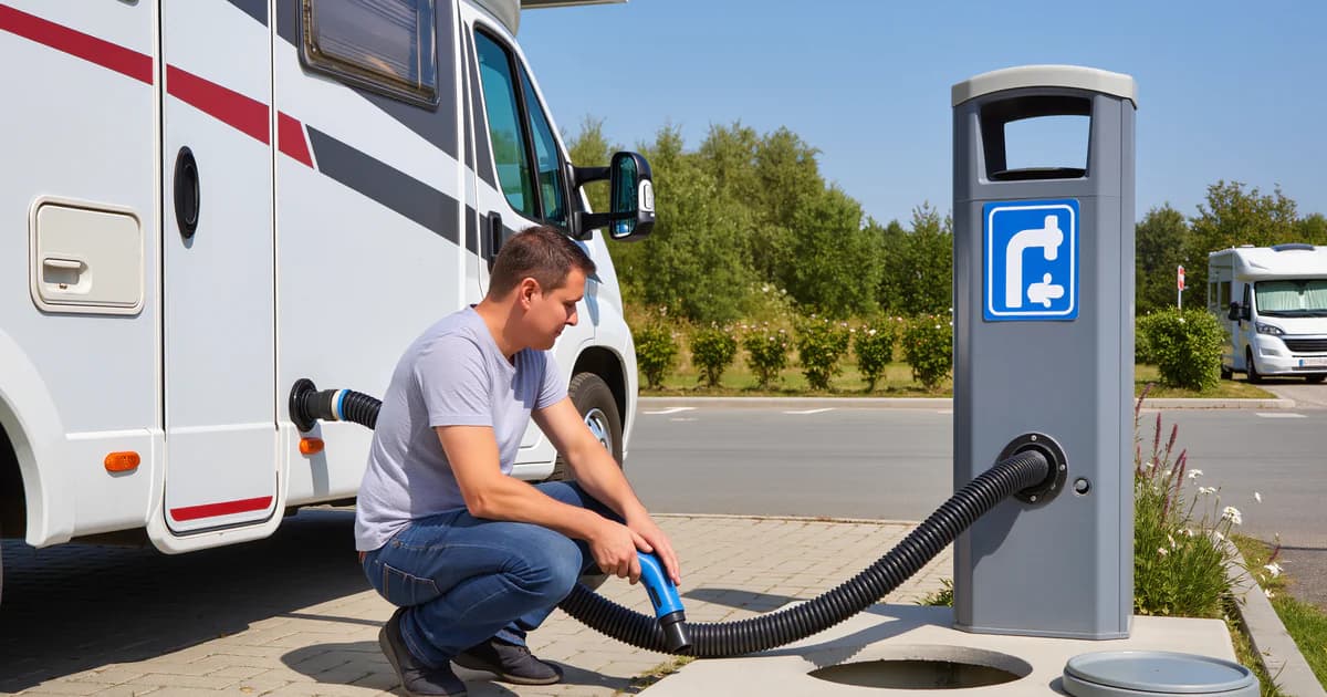 Comment vidanger les eaux usées d'un camping-car ?