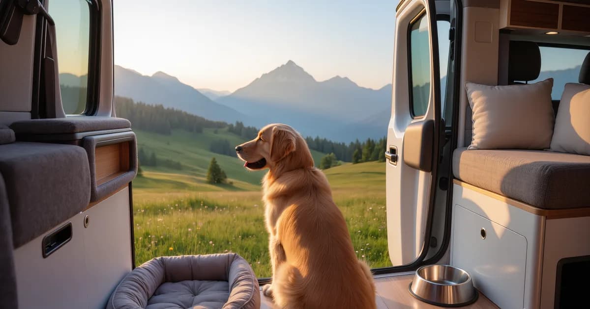 Comment voyager avec un chien en camping-car ?
