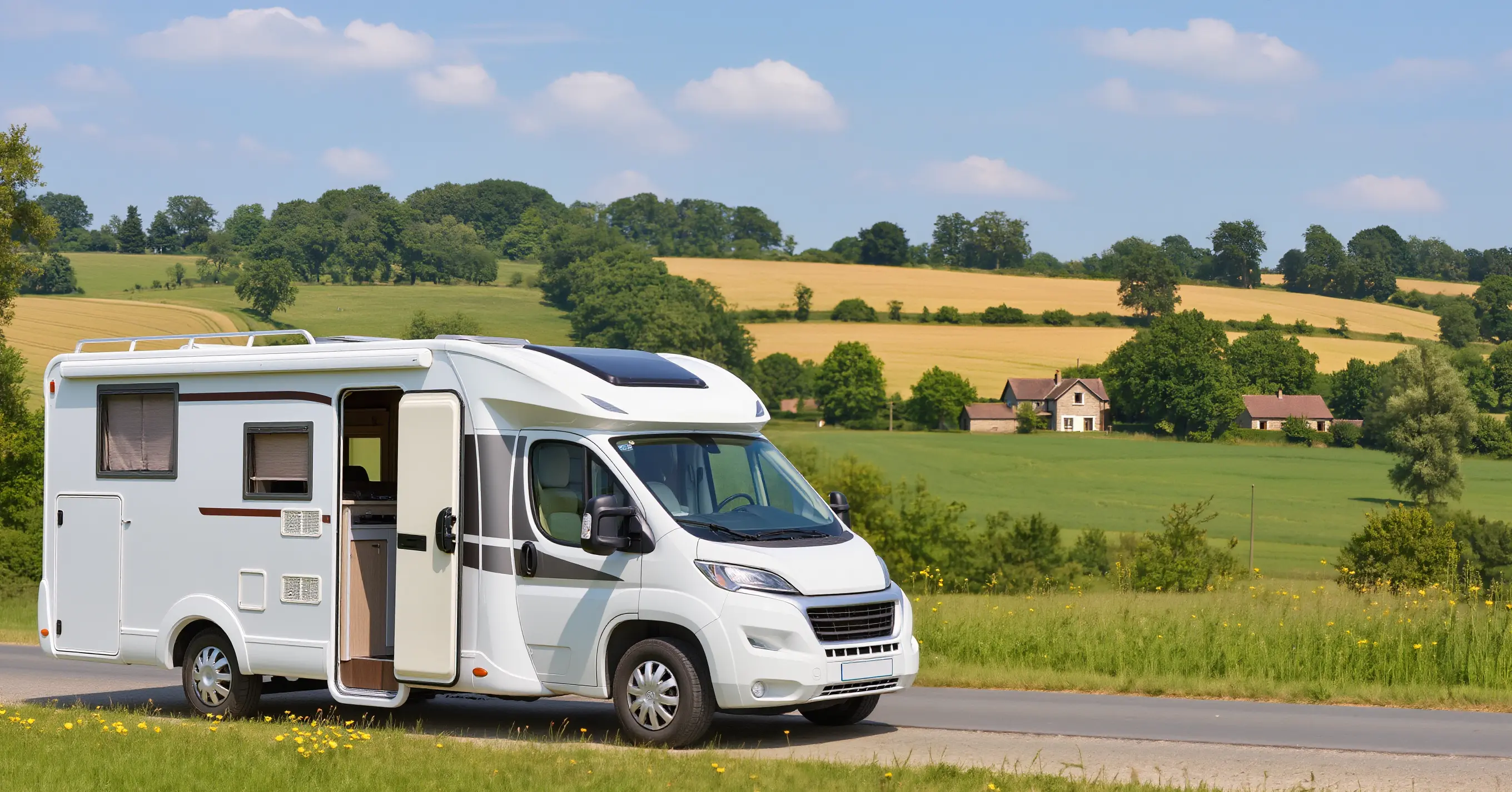 Camping-car en voyage